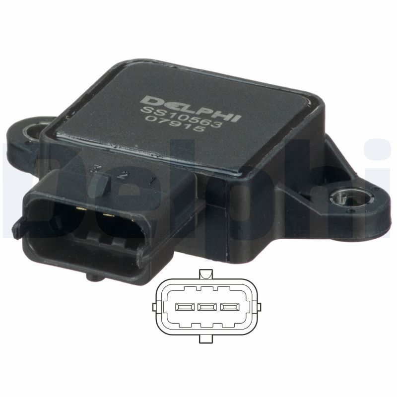 SS10563-12B1 Delphi Датчик положення заслонки дросельної