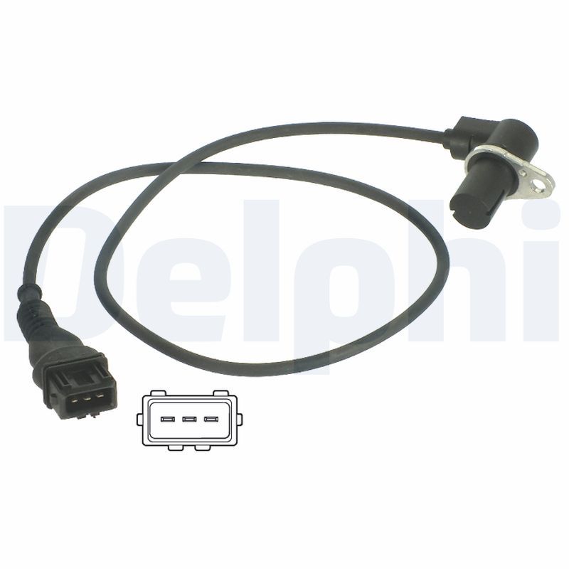 SS10893 Delphi Датчик положення колінвалу BMW 3 (E36/E46)/5 (E39)/7 (E38) 2.0i-2.8i (M52) 90-01