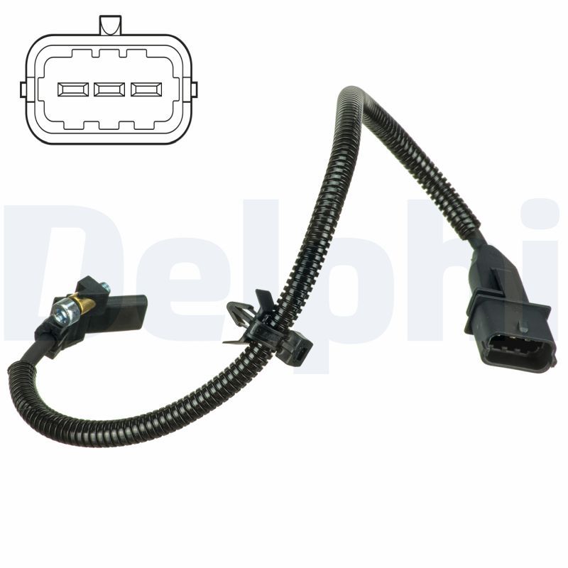SS11321 Delphi Датчик положення колінвалу Opel Insignia/Chevrolet Aveo 1.6/1.8i 08-