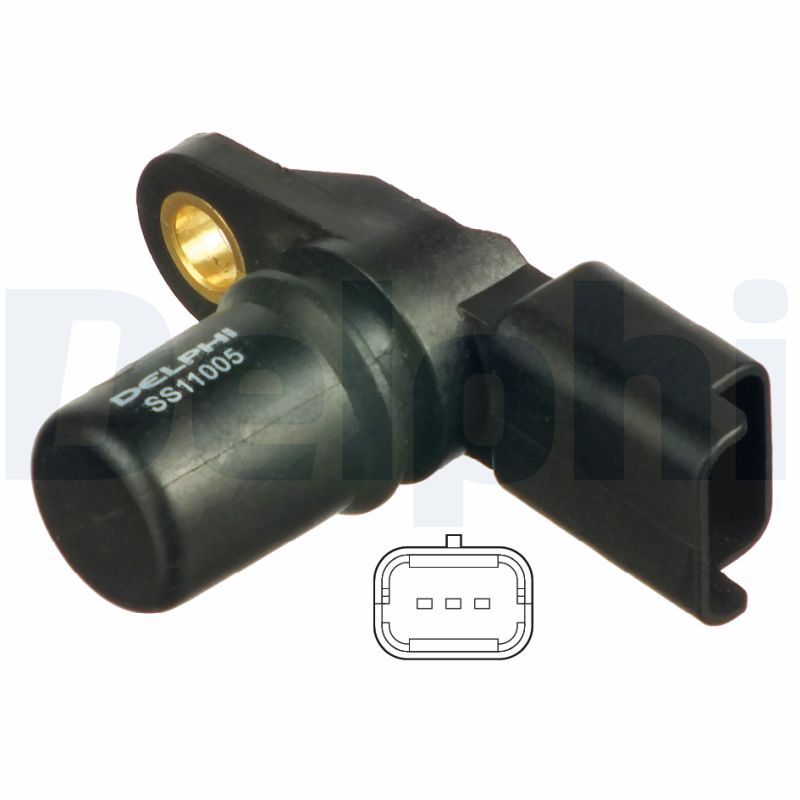 SS20033 Delphi Датчик ABS (задній) Audi A3/Q3/TT/Skoda Octavia/SuperB/VW Golf/Jetta/Passat/Touran 1.2-3.6 03- (L)