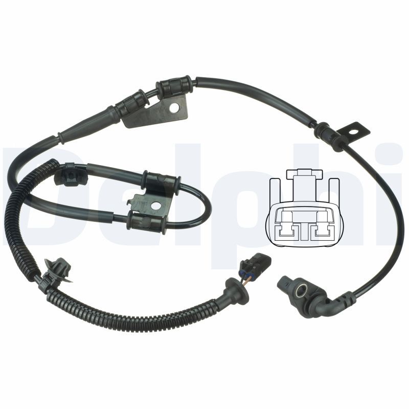 SS20505 Delphi Датчик ABS (передній) Hyundai Tucson I 04-15 (R) (L=1100mm)