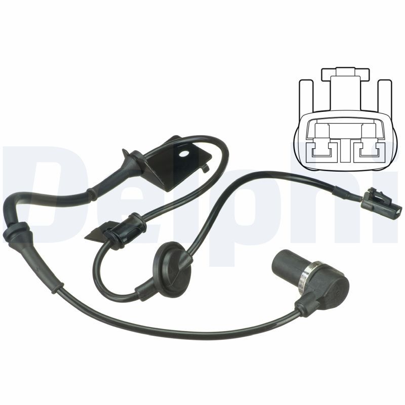 SS20507 Delphi Датчик ABS (передній) Hyundai Santa Fe 2.0-2.7 01-06 (L)