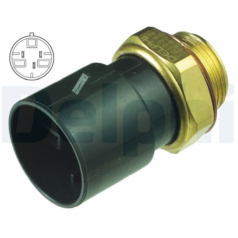 TS10342 Delphi Датчик температури охолоджуючої рідини
