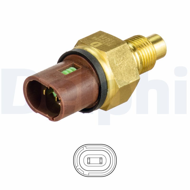 TS10484 Delphi Датчик температури охолоджуючої рідини