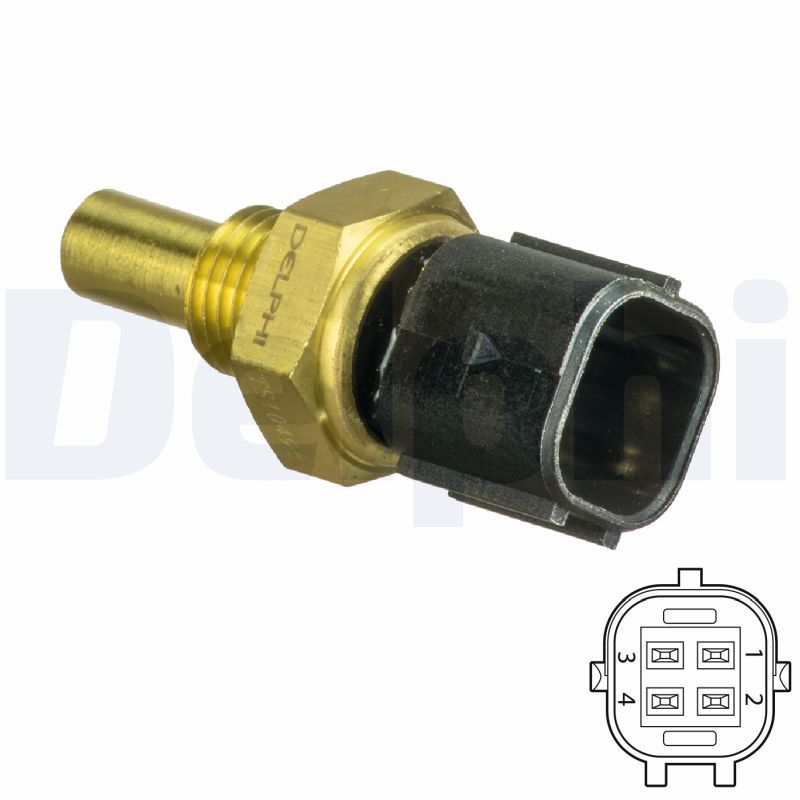 TS10494 Delphi Датчик температури охолоджуючої рідини MB Sprinter/VW LT 2.3 -06 (4 конт.) (M14x1.5)