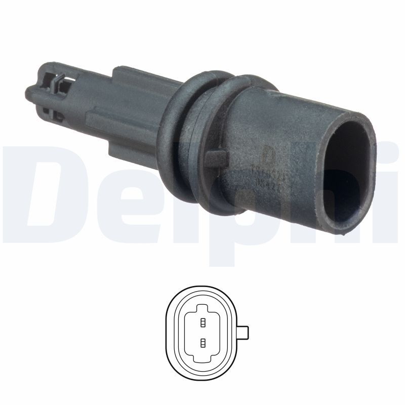 TS10521 Delphi Датчик температури впуску повітря Opel Astra F/G/H/ Combo 1.4-1.6 01-11