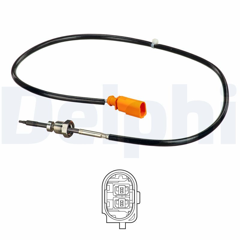 TS30139 Delphi Датчик температури ВГ (в каталізаторі) Audi A3/Skoda Octavia/SuperB/VW Golf/Tiguan 1.6D/2.0D 03-