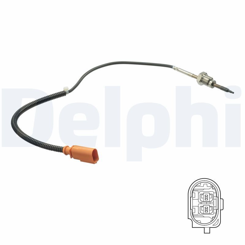 TS30175 Delphi Датчик температури ВГ (після сажевого фільтра) VW Crafter 2.0 TDI 11-16