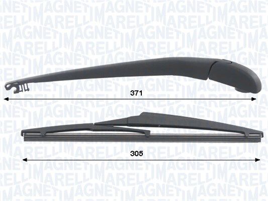 Magneti Marelli 000723180432 Комплект двірників, система склоочисників