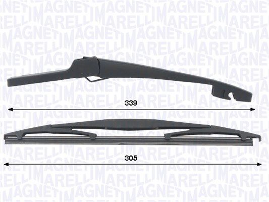 Magneti Marelli 000723180447 Комплект двірників, система склоочисників