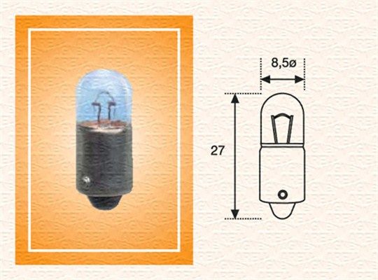 Magneti Marelli 002894100000 Автолампа T4W 24V 4W BA9s Standard 24V (T4W 24V)