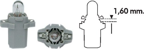 Magneti Marelli 003734100000 Автолампа PB3 24V 1.2W BAX10D/B8.3d Standard 24V (PB3 1,2W 24V)