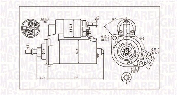 Magneti Marelli 063720295010 Стартер