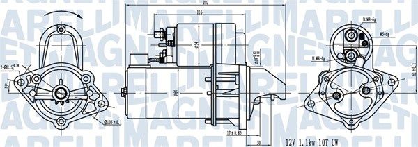 Magneti Marelli 063720519010 Стартер