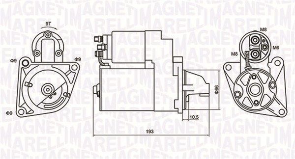 Magneti Marelli 063721053010 Стартер