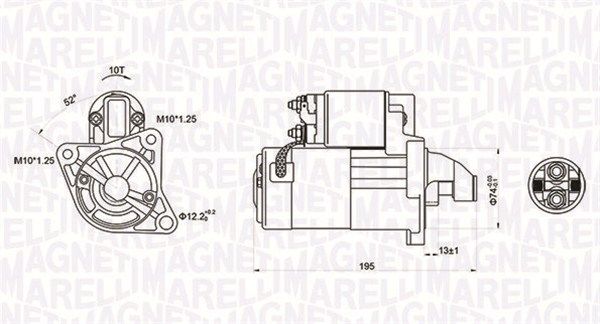 Magneti Marelli 063721096010 Стартер