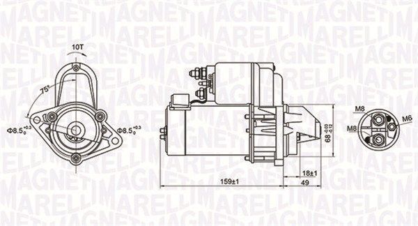 Magneti Marelli 063721257010 Стартер
