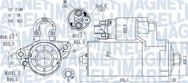 Magneti Marelli 063721521010 Стартер