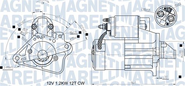 Magneti Marelli 063721524010 Стартер