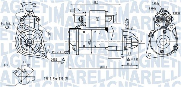 Magneti Marelli 063721527010 Стартер