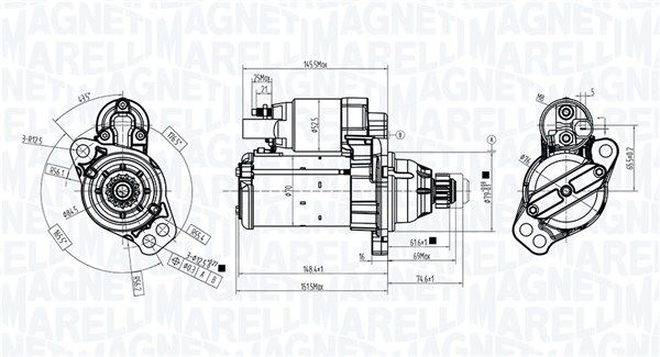 Magneti Marelli 063725696010 Стартер