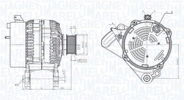 Magneti Marelli 063730733010 Генератор