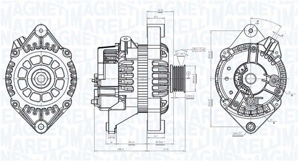 Magneti Marelli 063731053010 Генератор