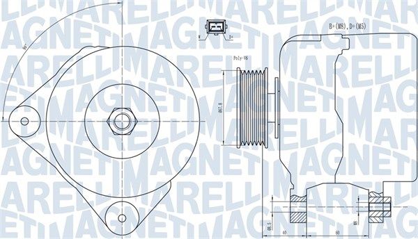 Magneti Marelli 063731228010 Генератор