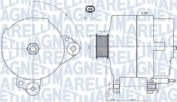 Magneti Marelli 063731817010 Генератор