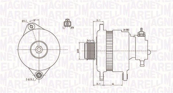 Magneti Marelli 063731900010 Генератор