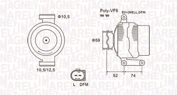 Magneti Marelli 063731928010 Генератор