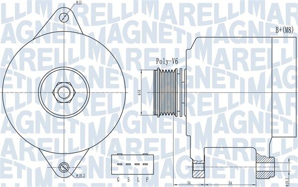 Magneti Marelli 063732013010 Генератор