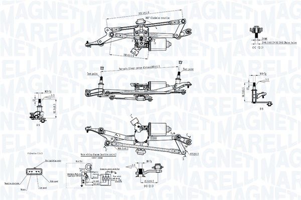 Magneti Marelli 064351738010 Система склоочисників