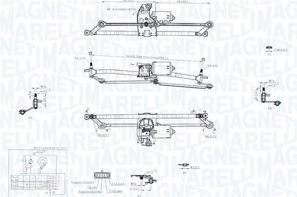 Magneti Marelli 064351763010 Система склоочисників