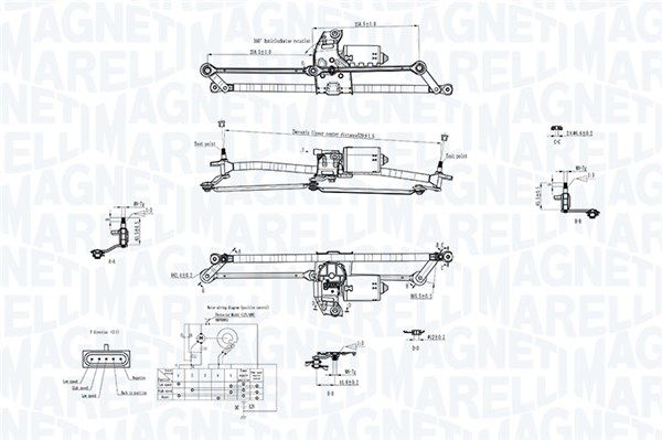 Magneti Marelli 064351763010 Система склоочисників