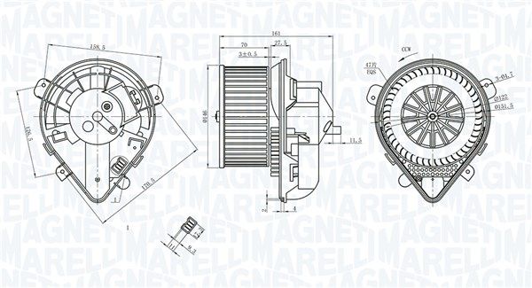 Magneti Marelli 069412403010 Компресор салону