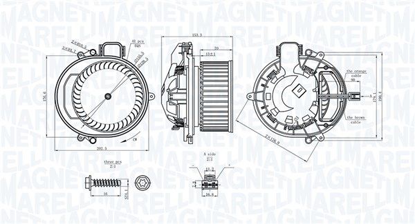 Magneti Marelli 069412722010 Вентилятор салону