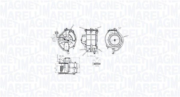 Magneti Marelli 069412759010 Вентилятор салону