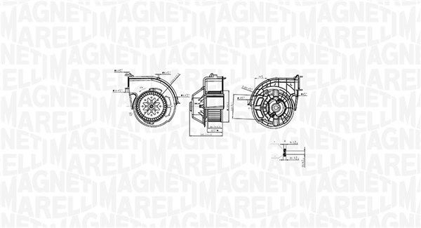 Magneti Marelli 069412761010 Вентилятор салону