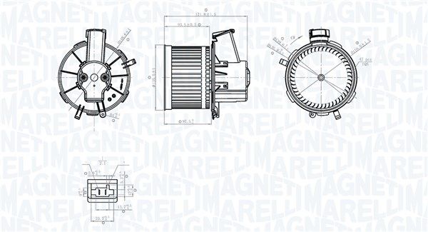 Magneti Marelli 069412778010 Компресор салону