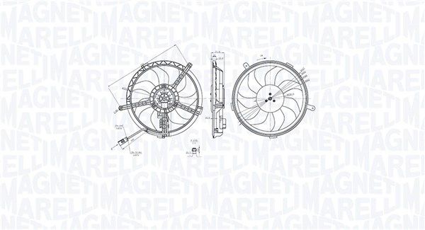 Magneti Marelli 069422851010 Вентилятор, система охолодження двигуна