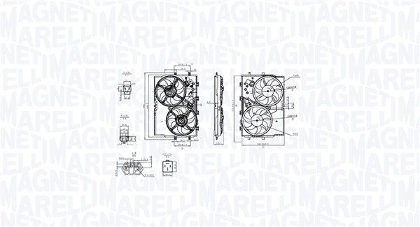 Magneti Marelli 069422853010 Вентилятор, система охолодження двигуна