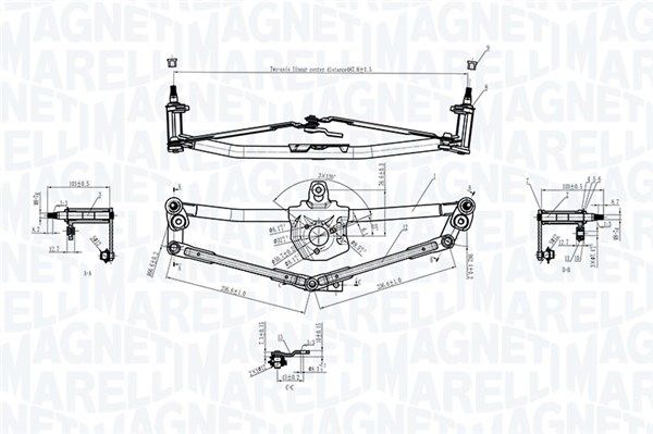 Magneti Marelli 085570190010 Тяги склоочисника