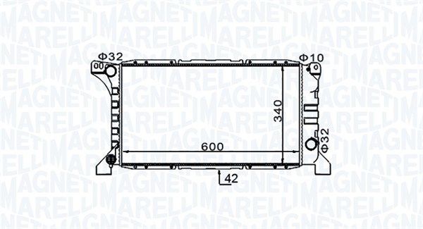 Magneti Marelli 350213154200 Радіатор