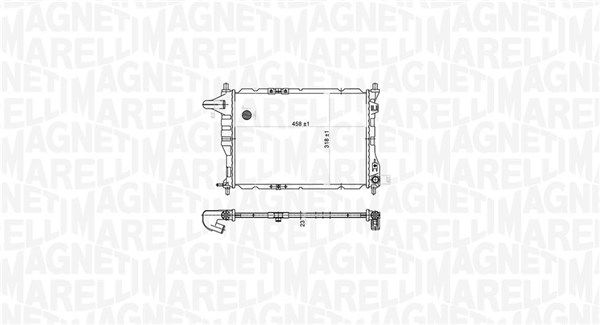 Magneti Marelli 350213177900 Радіатор, система охолодження двигуна