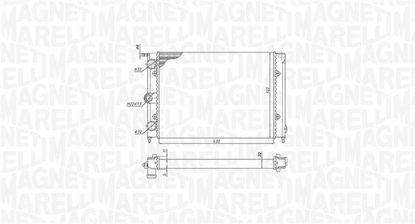 Magneti Marelli 350213187300 Радіатор, система охолодження двигуна