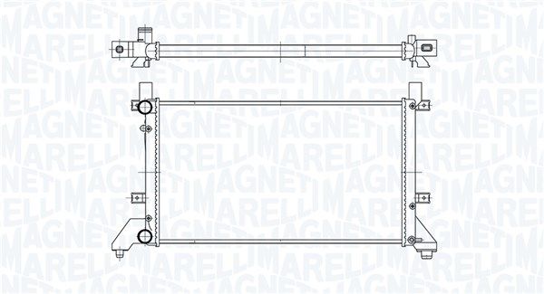 Magneti Marelli 350213189400 Радіатор, система охолодження двигуна