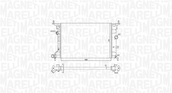 Magneti Marelli 350213194800 Радіатор, система охолодження двигуна