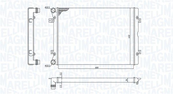 Magneti Marelli 350213196100 Радіатор