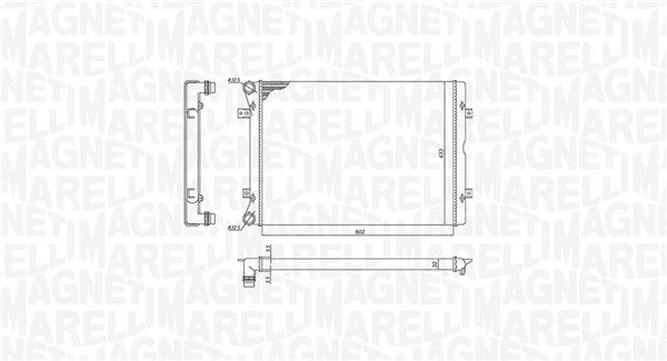 Magneti Marelli 350213196100 Радіатор